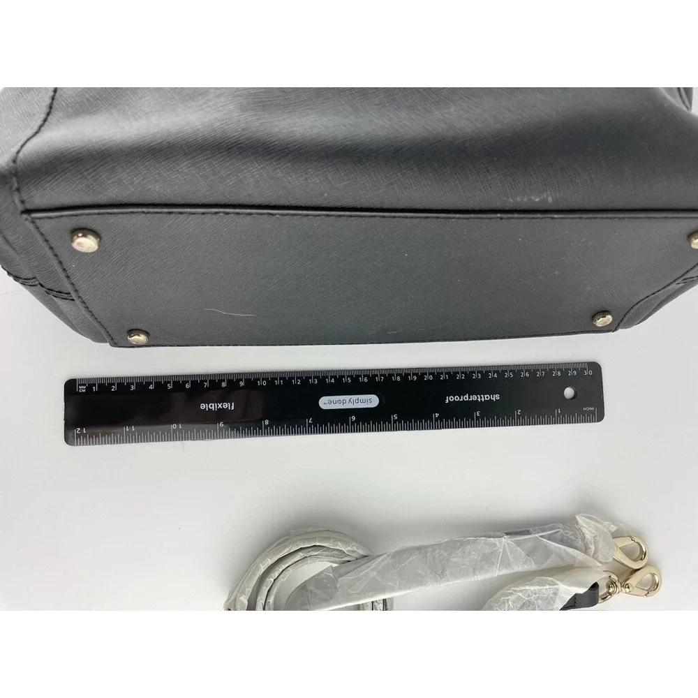 Kate Spade Charlotte Black Small Sloan Satchel Handbag Detachable‎ Strap NWOT